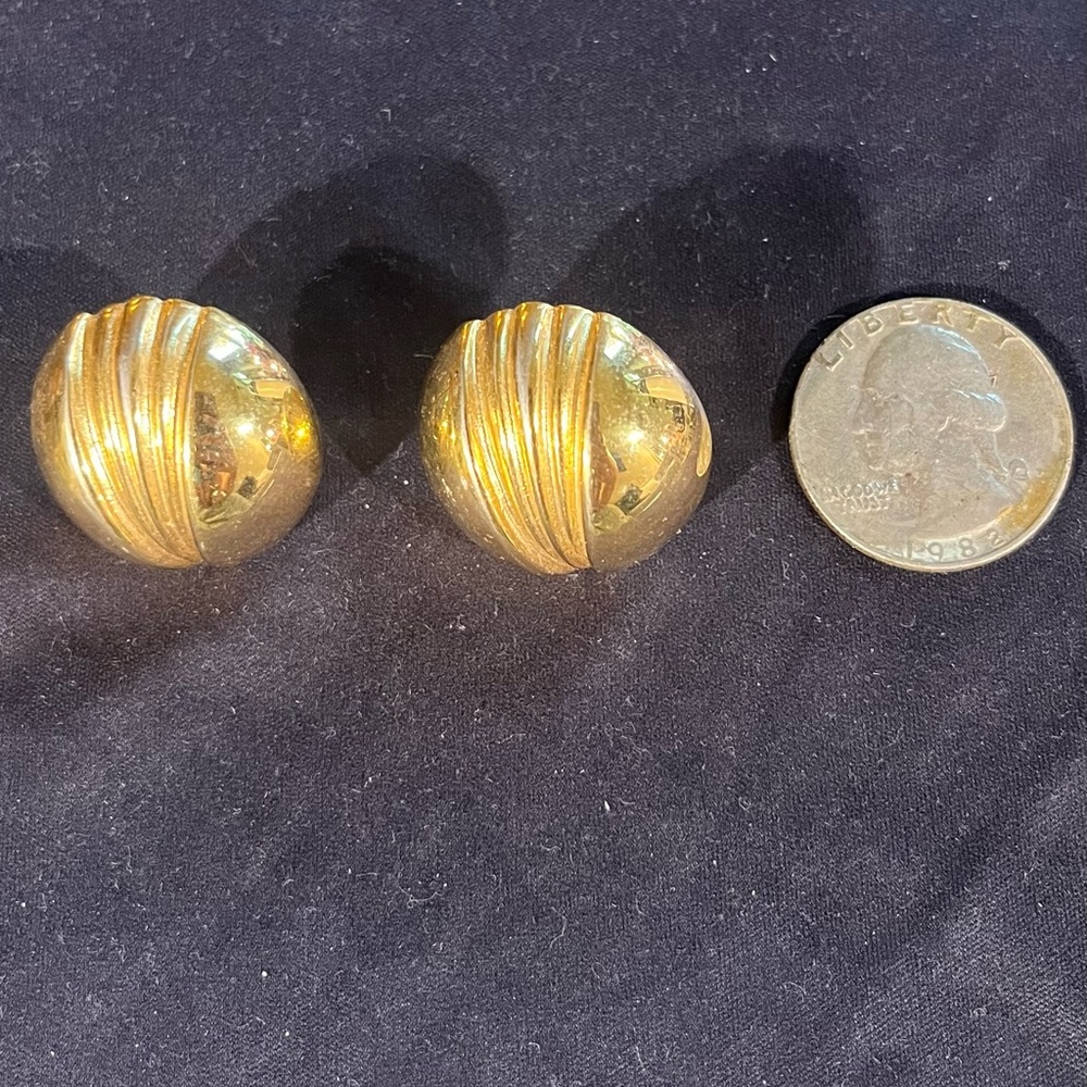 Vintage Napier Gold-Tone Women's Earrings